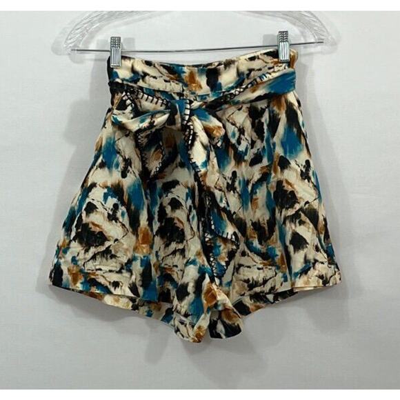 HUNTER BELL Sz 8 Ashton Shorts Tie Dye Linen Blend NWT - Picture 6 of 9